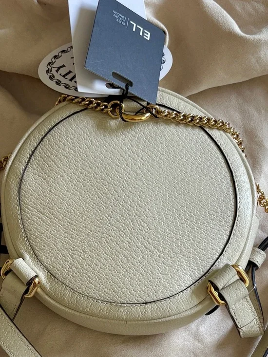 Gucci Textured Calfskin Web Mini Ophidia Round Backpack or Sling Bag - Picture 3 of 16